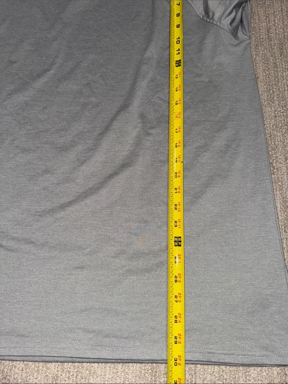 Quince Mens XXL Heather Gray Flowknit Breeze Performance Long Sleeve Athletic T - Picture 5 of 10